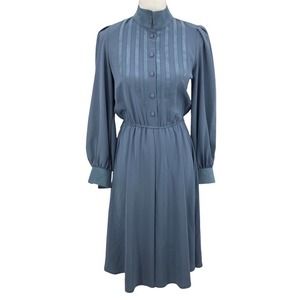 Adolph Schuman for Lilli Ann Blue Vintage Midi Dress